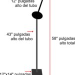 medida de portacartucho de piso
