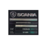 placas de motores scania