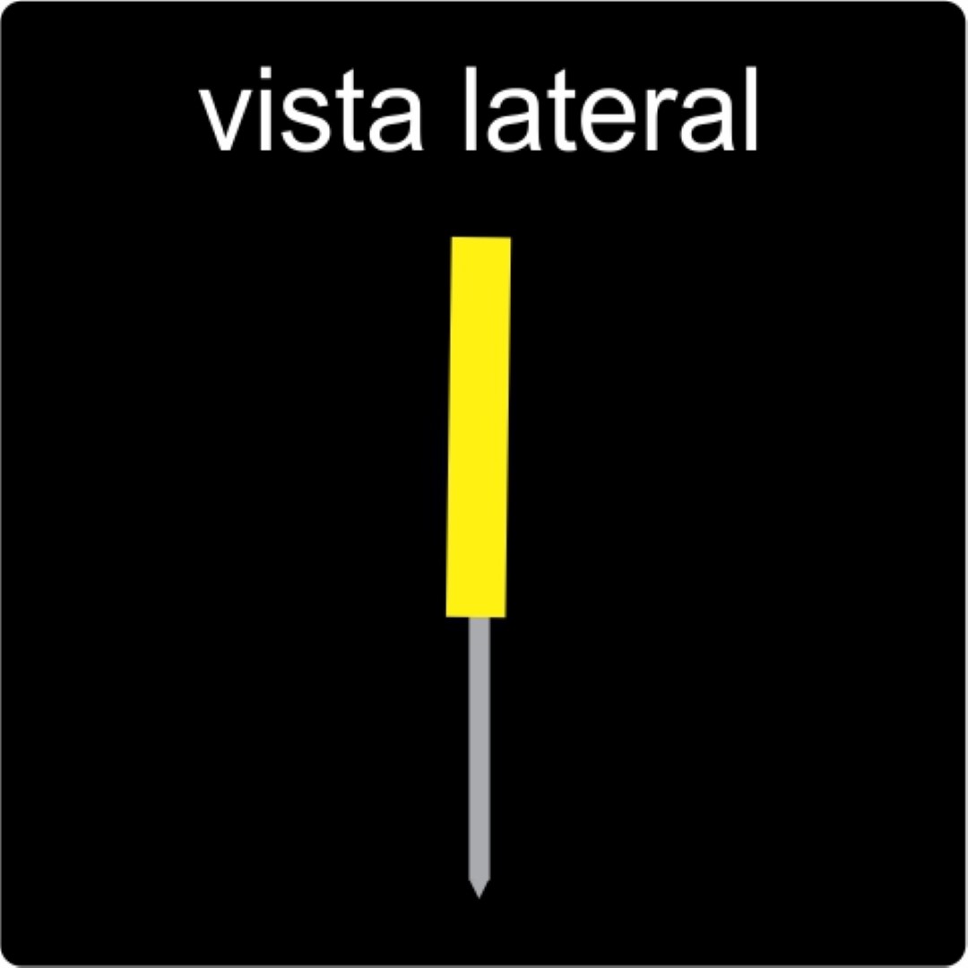 CUADRADO vista lateral