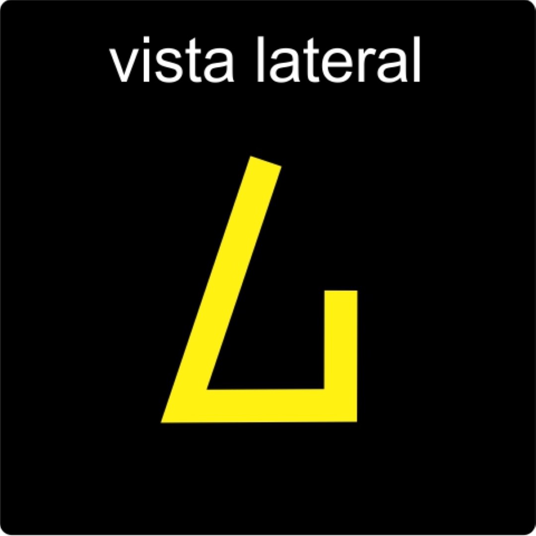 CUADRADO vista lateral