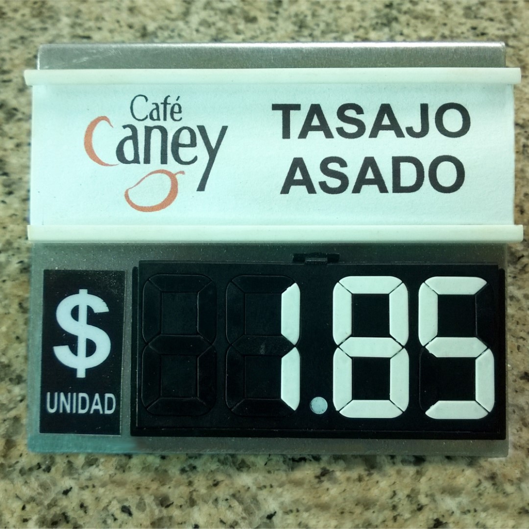 CUADRADO tarjeta aluminio gancho superior