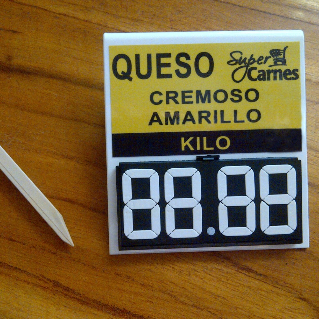 CUADRADO tarjeta pvc gancho superior foto