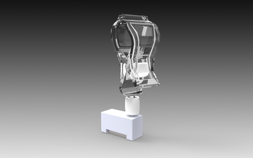 iman con pinza superior