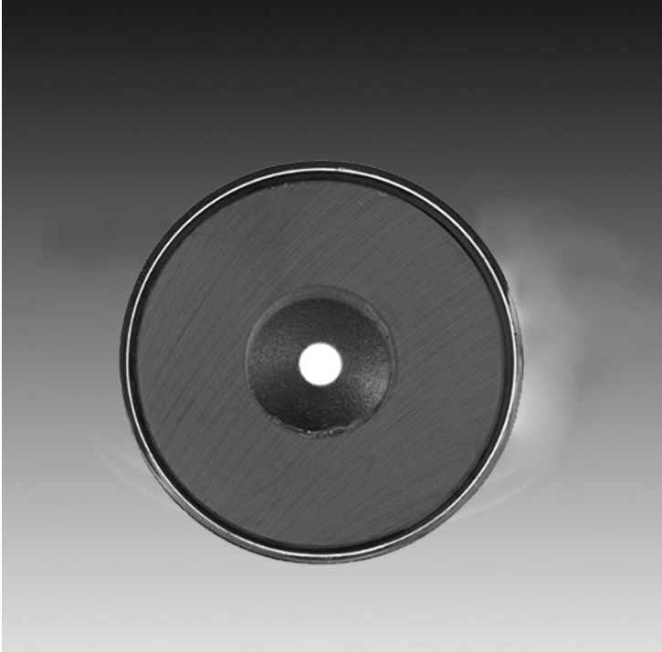 base circular con disco atras