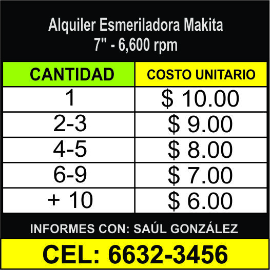 tarifa-alquiler-esmeriladora-buena-idea-panama