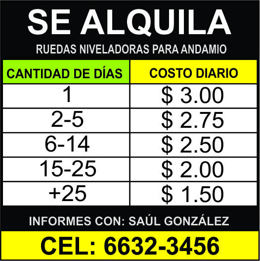 tarifa-alquiler-ruedas-niveladoras-andamios