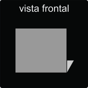 vista frontal aluminio